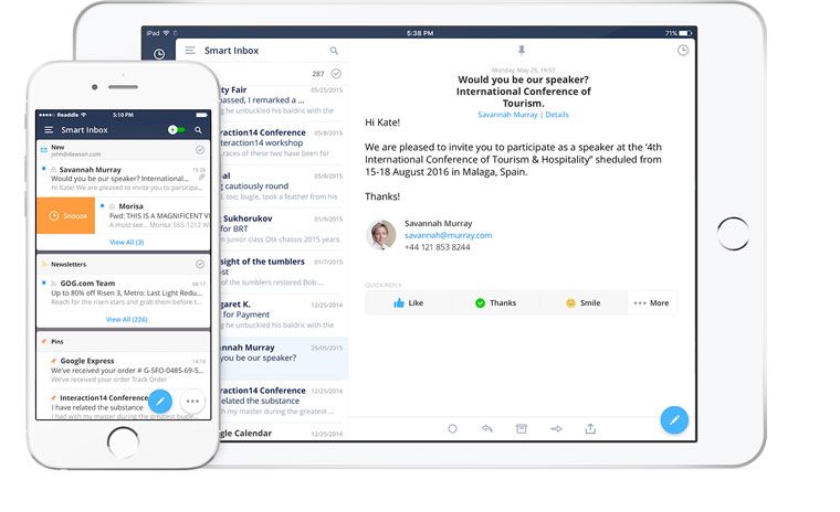 Spark app di Readdle