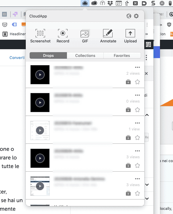 Inviare file pesanti con CloudApp