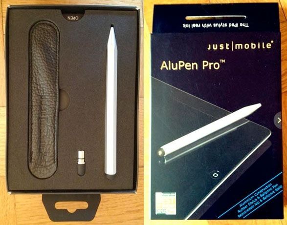 La confezione della penna per iPad Alupen Pro